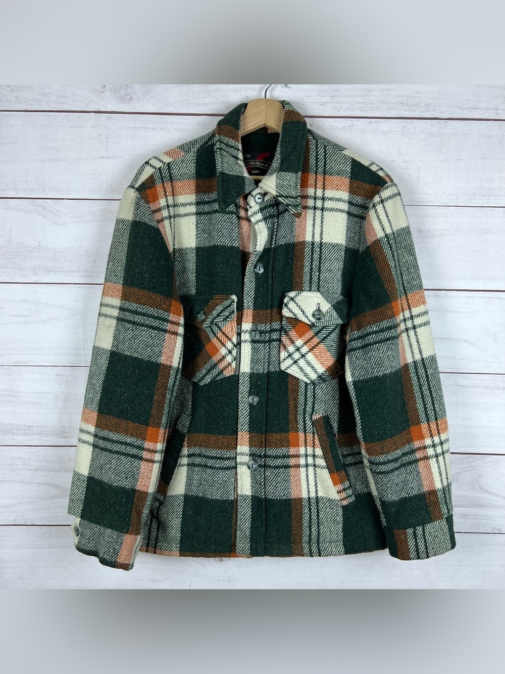VTG SEARS THE MEN’S STORE Quality Outerwear Plaid Jacket Fleece Lined 40 Regular